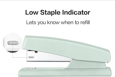 Deli Stapler, Desktop Staplers with 640 Staples, Office Stapler, 25 Sheet Capacity, White in Saudi Arabia