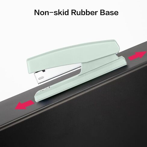 Deli Stapler, Desktop Staplers with 640 Staples, Office Stapler, 25 Sheet Capacity, White in Saudi Arabia