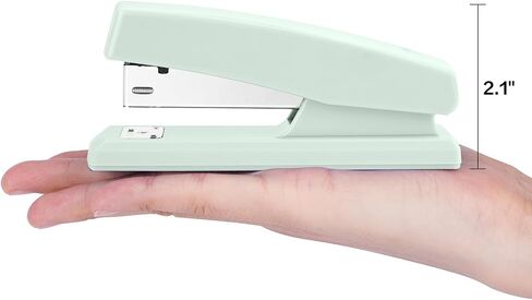 Deli Stapler, Desktop Staplers with 640 Staples, Office Stapler, 25 Sheet Capacity, White in Saudi Arabia