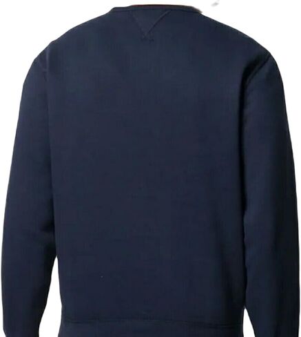سويت شيرت رجالي من POLO RALPH LAUREN بشعار جامعي كبير وطويل من الصوف برقبة دائرية (طول XX-Large، كحلي) in Saudi Arabia