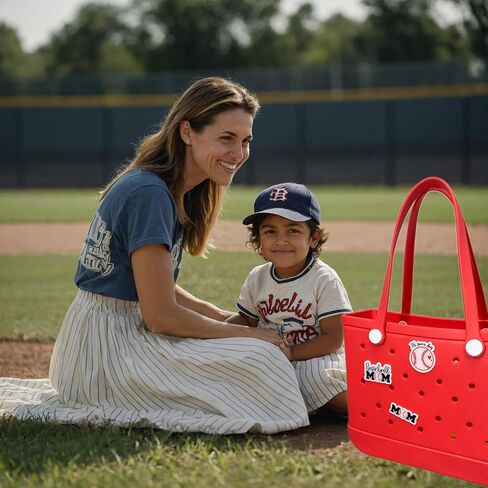 Charms for Bogg Bag Accessories Baseball Mom,Decor For Bogg Bag Charms Rubber Toe Beach Bag Accessories,Gifts For Mom Women in Saudi Arabia