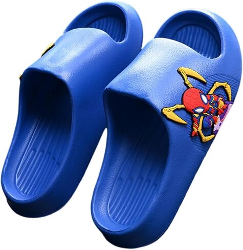 Kid Slippers,Cute Cartoon Open-Toe Sandals,Non-Slip Shower Slippers,Boys and Girls Sandals,Beach Pool Shoes in Saudi Arabia