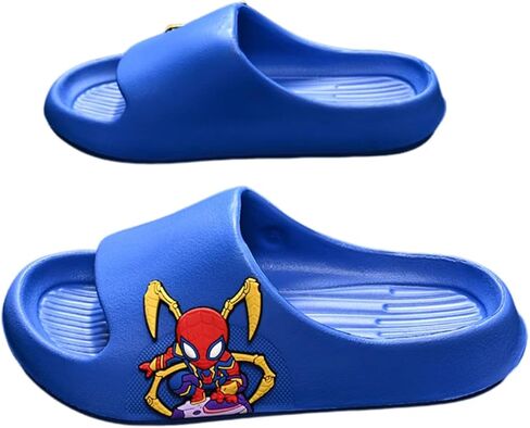 Kid Slippers,Cute Cartoon Open-Toe Sandals,Non-Slip Shower Slippers,Boys and Girls Sandals,Beach Pool Shoes in Saudi Arabia