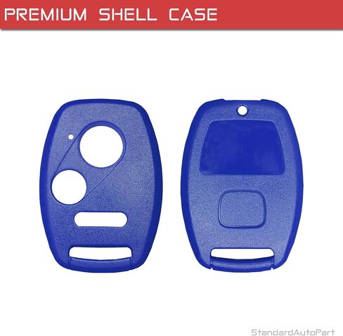 Cutting NOT Required for Honda Key Fob Cover Shell for Civic Accord CRV Pilot Element - Custom Fit Durable Design Easy Installation by StandardAutoPart (3 Button) (Rugged Design) in Saudi Arabia