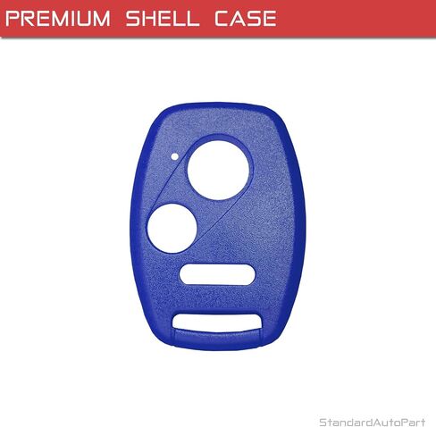 Cutting NOT Required for Honda Key Fob Cover Shell for Civic Accord CRV Pilot Element - Custom Fit Durable Design Easy Installation by StandardAutoPart (3 Button) (Rugged Design) in Saudi Arabia