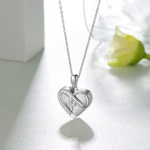 Locket Necklace That Holds Pictures 925 Sterling Silver Locket Necklace Photo Keep Memory Locket Pendant Necklace Jewelry Gifts for Women in Saudi Arabia