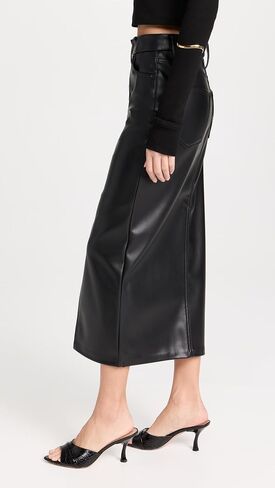 Good American Women's Slit Front Midi Skirt in Saudi Arabia