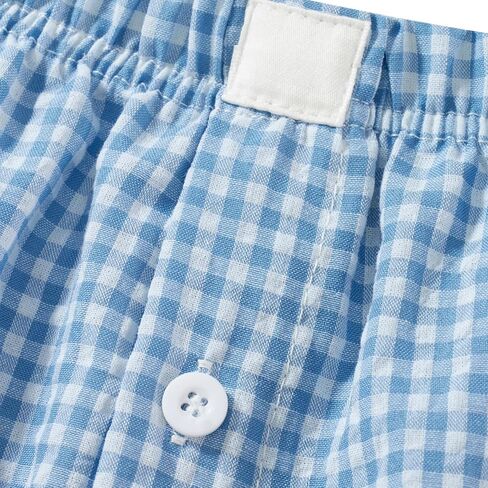 Y2k Plaid Shorts Baggy Boxer Shorts for Women Elastic Waist Casual Lounge Bottom Gingham Pajama Shorts Sleepwear in Saudi Arabia