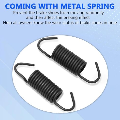 Rear Brake Shoes for Suzuki KingQuad 250 300 LT4WDX/LTF4WD/LTF300 QuadRunner 250 300 500 LT250EF/LT300E/LTF500F QuadMaster 500 LTA500F 1985-2002 OEM# 64400-41810 64410-24501 64410-41B00 64410-41B01 in Saudi Arabia