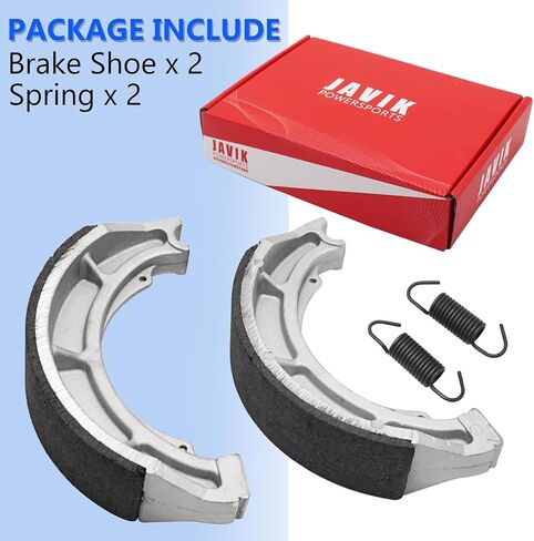 Rear Brake Shoes for Suzuki KingQuad 250 300 LT4WDX/LTF4WD/LTF300 QuadRunner 250 300 500 LT250EF/LT300E/LTF500F QuadMaster 500 LTA500F 1985-2002 OEM# 64400-41810 64410-24501 64410-41B00 64410-41B01 in Saudi Arabia