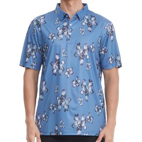 Mens Golf Polo Shirts Short Sleeve Shirt Moisture Wicking Dry Fit Casual Stylish Polo Shirt for Men