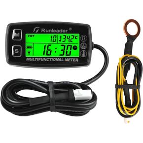 عداد ساعة تاش متعدد الوظائف من Runleader، مقياس درجة حرارة المحرك، تنبيه دورة في الدقيقة/درجة الحرارة، تذكير بالصيانة، إعداد الساعات الأولية للدراجات الهوائية، مولد ضاغط جرار العشب، عربة الثلج التي تعمل بالغاز in Kuwait