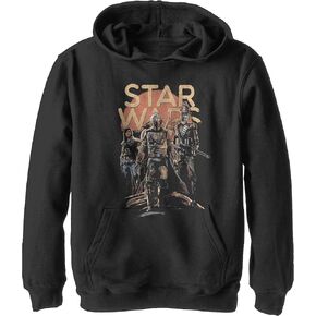 سترة بغطاء للرأس من STAR WARS Boy's The Mandalorian Character Entourage