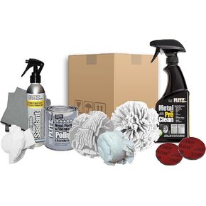 Flitz Exterior Detailers Choice Kit: Comprehensive Car Cleaning Kit, Professional Car Detailing Kit, and Effective Wheel Cleaner