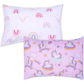 Kids Pillowcase Standard Size Boys Dinosaur Cartoon Reversible Pillowcase for Kids 20 X 30 Inch - Double Sided - 1 Piece Kids Bedding Pillowcase