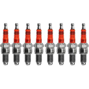 PRO BAT D8TIC D8TC 3 قابس شرارة كهربائي عالي الأداء لسلسلة محركات CG العمودية CF250CH250 CG125 Lifan Zongshen TAOTAO، 2 معبأة