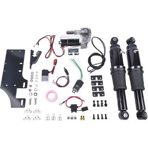 Rear Air Ride Suspension Set Replacement for Harley Davidson Touring Glide Ultra 1994-2023