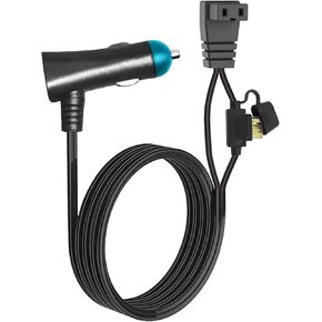 12V/24V Cigarette Lighter Plug DC Power Cord Power Cable for 12V Car Refrigerator Portable Car Refrigerator Fridge Freezer with 10A Fuse 16AWG