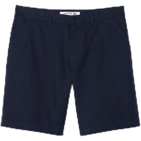 Lacoste Men's Solid Straight Fit Chino Bermudas