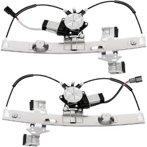 Power Window Regulator with Motor A Pair of Rear fits for 2004-2008 for Pontiac Grand Prix 15869654