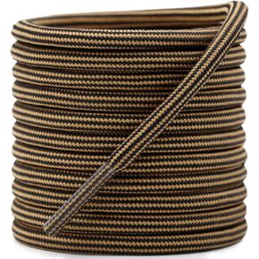 DELELE Durable Round Boot Laces: Hiking Shoe Laces for Boots & Work Boots 2 Pair in Kuwait