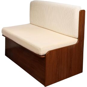 RV Dinette Cushions Covers, Stretch Jacquard RV Sofa Seat Slipcovers Replacement Anti-Slip Camper Cushion Slipcovers Washable RV Dinette Seat Covers Include 2 Bench Cover & 2 Backrest Cover 18