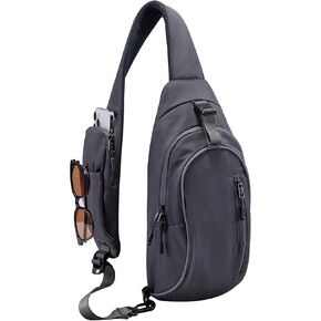 WATERFLY Crossbody Sling Backpack Sling Bag: Hiking Travel Crossbody Bag for Women Men Chest Bag Daypack Fashion Shoulder Bag