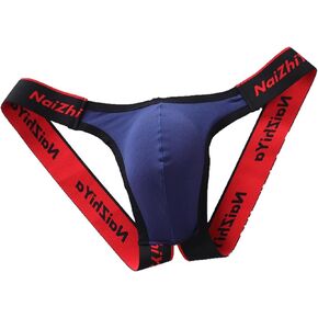 Evankin Men's Brief Underwear Sexy Jockstrap Leggings Underpants Funny Hollow Lingerie Cotton Breathable U-convex Pouch