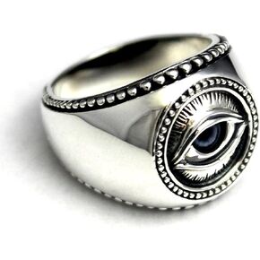 COSUMOSU Eye of Providence Freemasonry Evil Eye 925 sterling silver rings