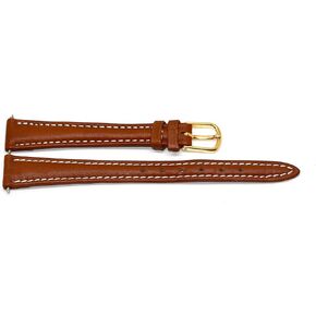 12mm Ladies Stitched Cowhide Leather Band