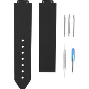 Women Rubber Watch Band Without Buckle Compatible for Hublot Ladies 13mmx 20mmx 18mm Silicone Strap Replacement for men and women wirst watchband