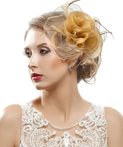 Mesh Veil Hats Bridal Fascinators Hats with Headband and Clip Women Lady Kentucky Derby Cap Wedding Tea Party in Saudi Arabia