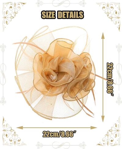Mesh Veil Hats Bridal Fascinators Hats with Headband and Clip Women Lady Kentucky Derby Cap Wedding Tea Party in Saudi Arabia