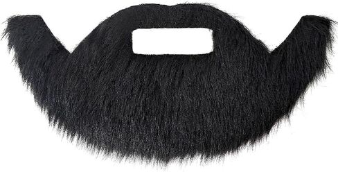 Self Adhesive Fake Mustaches, Novelty Fake Beard, False Facial Hair for Cosplay Costume and Festival Party-Style 2 in Saudi Arabia