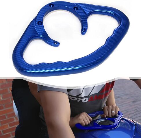قضيب حمل راكب الدراجة النارية، لسوزوكي GSXR 600 750 1000 1300 2004-2017 GSR R-1000، مسند ذراع خزان الوقود قبضة يد الركاب الأمامية، ألومنيوم عملية باستخدام الحاسب الآلي (أسود) in Kuwait