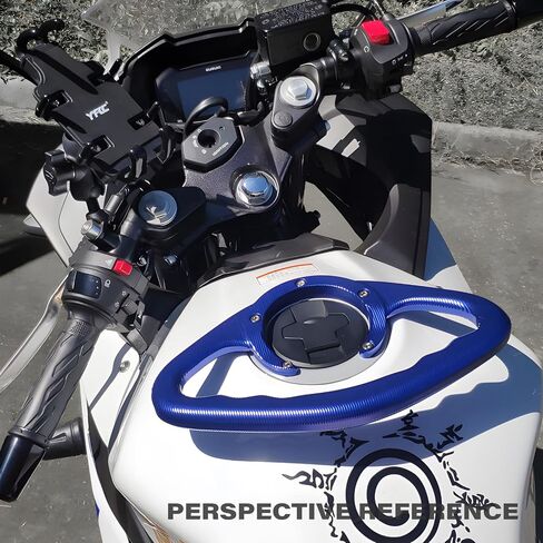 قضيب حمل راكب الدراجة النارية، لسوزوكي GSXR 600 750 1000 1300 2004-2017 GSR R-1000، مسند ذراع خزان الوقود قبضة يد الركاب الأمامية، ألومنيوم عملية باستخدام الحاسب الآلي (أسود) in Kuwait
