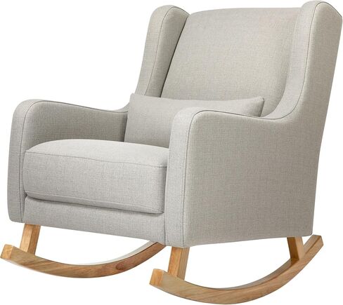 Babyletto Kai Rocker in Performance Dijon Eco-Twill, Water Repellent & Stain Resistant, Greenguard Gold and CertiPUR-US Certified in Kuwait