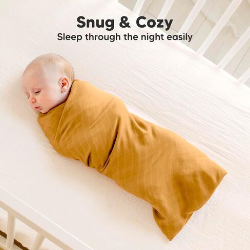 4-Pack Muslin Swaddle Blankets for Boys, Girls, Newborn Swaddles (Corals) | Baby Swaddles for Newborns, Soft Breathable Baby Blankets for Girl, Boy, Neutral, Receiving Blankets, Baby Shower Gifts in Saudi Arabia