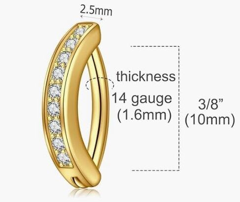 Cubic Zirconia Belly Button Rings Set 14G Surgical Stainless Steel Navel Belly Rings 10mm Piercing Barbell Body Jewelry Belly Button Ring gold silver belly button piercing for Women in Saudi Arabia