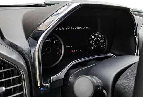 Dashboard Side Meter Chrome Cover Trims Kit for 2015 2016 2017 2018 2019 2020 Ford F150 F250 F350 Super Duty in Saudi Arabia
