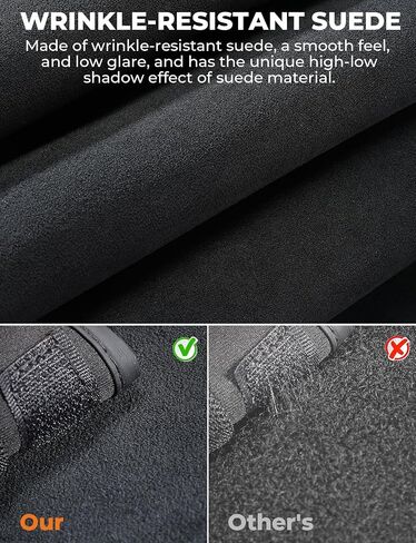 JOYTUTUS Car Dashboard Dash Cover Mat Compatible with 2010-2018 Ram 1500 2500 3500 & 2019-2024 Ram 1500 Classic Model, Black Dashboard Pad Dash Cover, Non Slip Front Dash Cover in Saudi Arabia