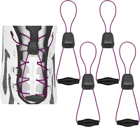 2 Pairs Thin Shoe Laces Kit for Salomon,Original No Tie Shoelace Quick Locking System Replacement Laces for Ski Shoe in Kuwait