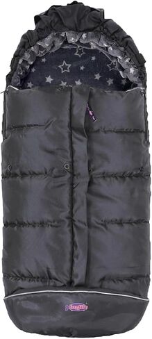 German Designed Universal Stroller Bunting Bag, 5 Way Zippers Style for Baby Easy in & Out of Water Repellent Stroller Blanket, Height/Temperature Adjustable Anti-Kick Stroller Winter Sleeping Bag in Kuwait