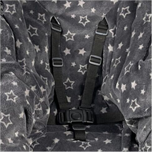 German Designed Universal Stroller Bunting Bag, 5 Way Zippers Style for Baby Easy in & Out of Water Repellent Stroller Blanket, Height/Temperature Adjustable Anti-Kick Stroller Winter Sleeping Bag in Kuwait