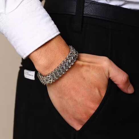 Urn Bracelet For Ashes Of Loved Ones For Men Women Boy Stainless Steel Cremation Jewelry Ashes Holder Memorial Bangle Bracelet Keepsake Gifts in Saudi Arabia