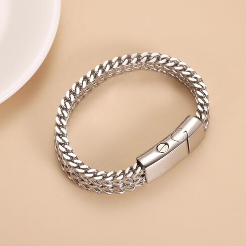 Urn Bracelet For Ashes Of Loved Ones For Men Women Boy Stainless Steel Cremation Jewelry Ashes Holder Memorial Bangle Bracelet Keepsake Gifts in Saudi Arabia