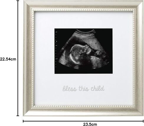 إطار تذكاري من ليل بيتش يبارك هذا الطفل، هدايا مدروسة، هدية للآباء الجدد، أو إضافة إلى سجل الأطفال، فضي in Kuwait
