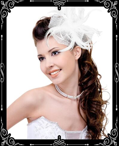 قبعات حجاب شبكية قبعات زينة لحفلات الزفاف مع عصابة رأس ومشبك للسيدات قبعة كنتاكي ديربي لحفلات الزفاف والشاي in Kuwait