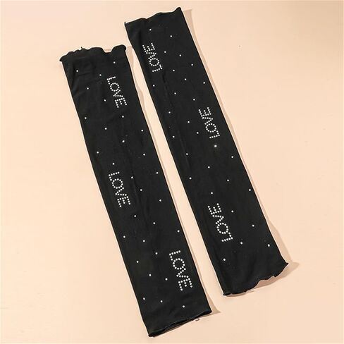 Long Fingerless Gloves Y2K Arm Sleeves for Women in Saudi Arabia