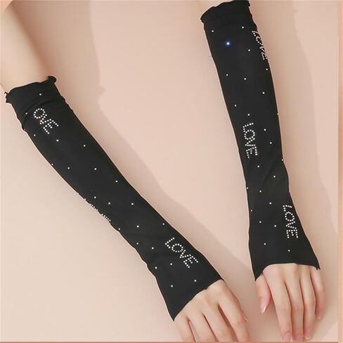 Long Fingerless Gloves Y2K Arm Sleeves for Women in Saudi Arabia